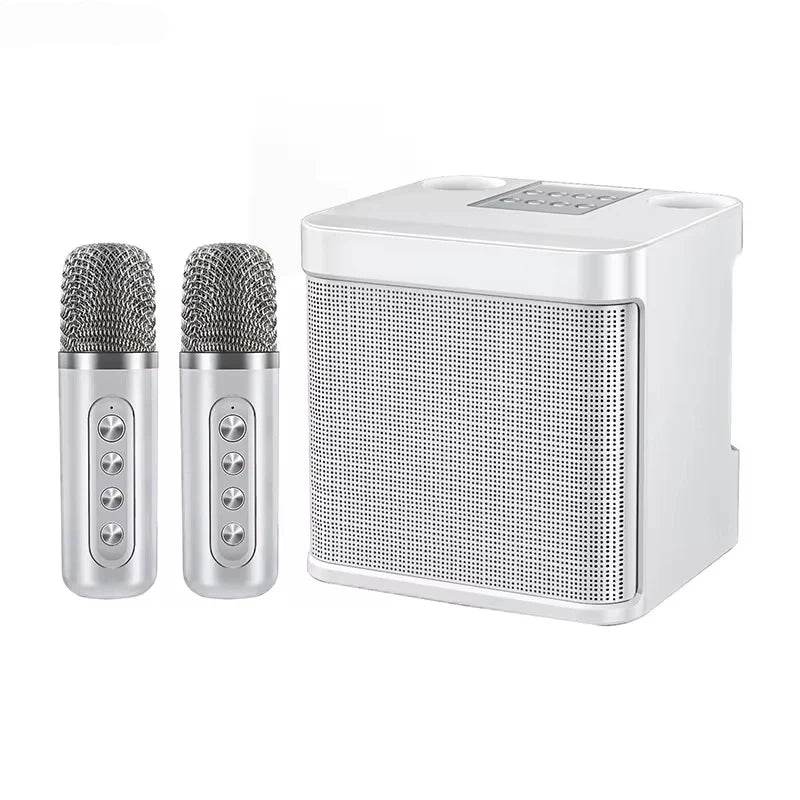 Microfon Karaoke Portabil cu Două Microfoane pentru Acasă - Venduqo