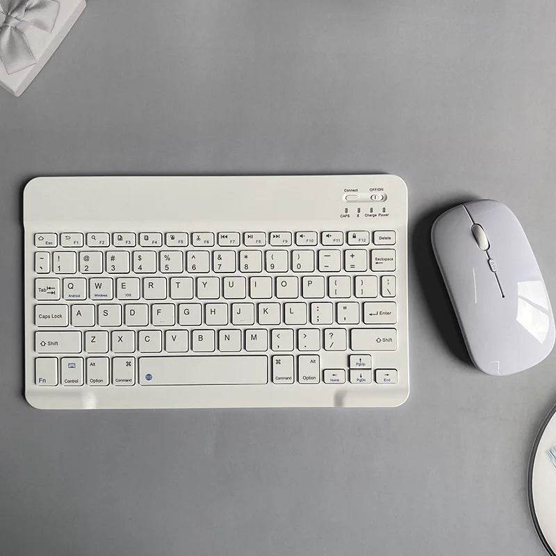 Set Tastatur și Mouse Wireless Reîncărcabil Bluetooth - Venduqo