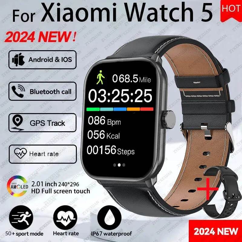 Ceas Smart Xiaomi Watch 5 pentru Bărbați și Femei - AMOLED HD - Venduqo