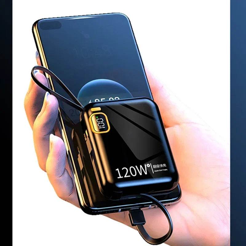 Power Bank Mini Portabil 50000mAh PD120W - Venduqo