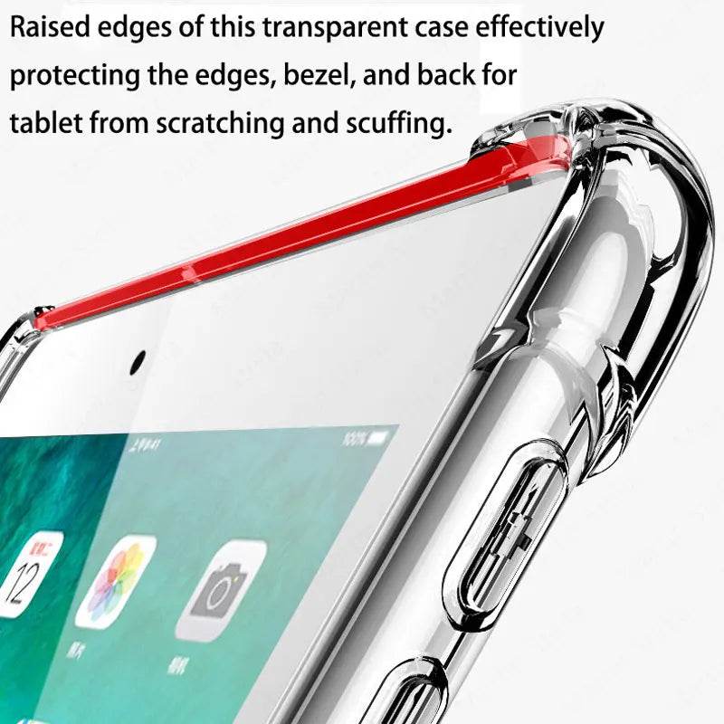Carcasa Transparentă pentru iPad Pro 11, 12.9, 10.5, 9.7 cu Suport pentru Creion - Venduqo
