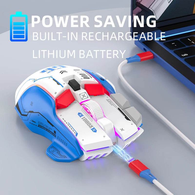 Mouse Gaming Wireless RGB Bluetooth 2.4G 12 Butoane - Venduqo