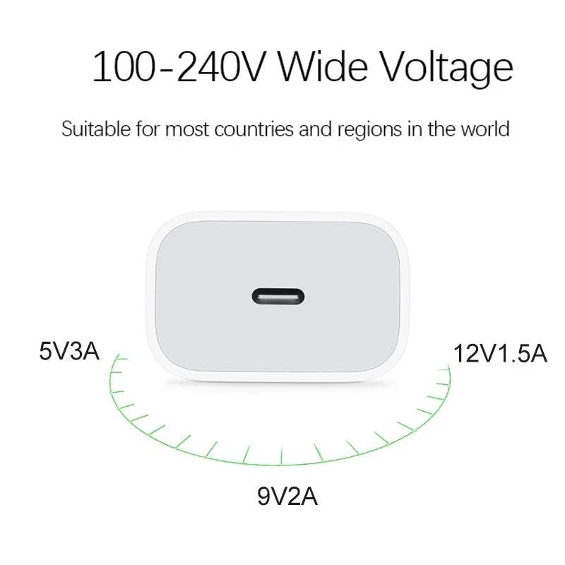 Încărcător Rapid USB-C de 20W Original pentru iPhone - Venduqo