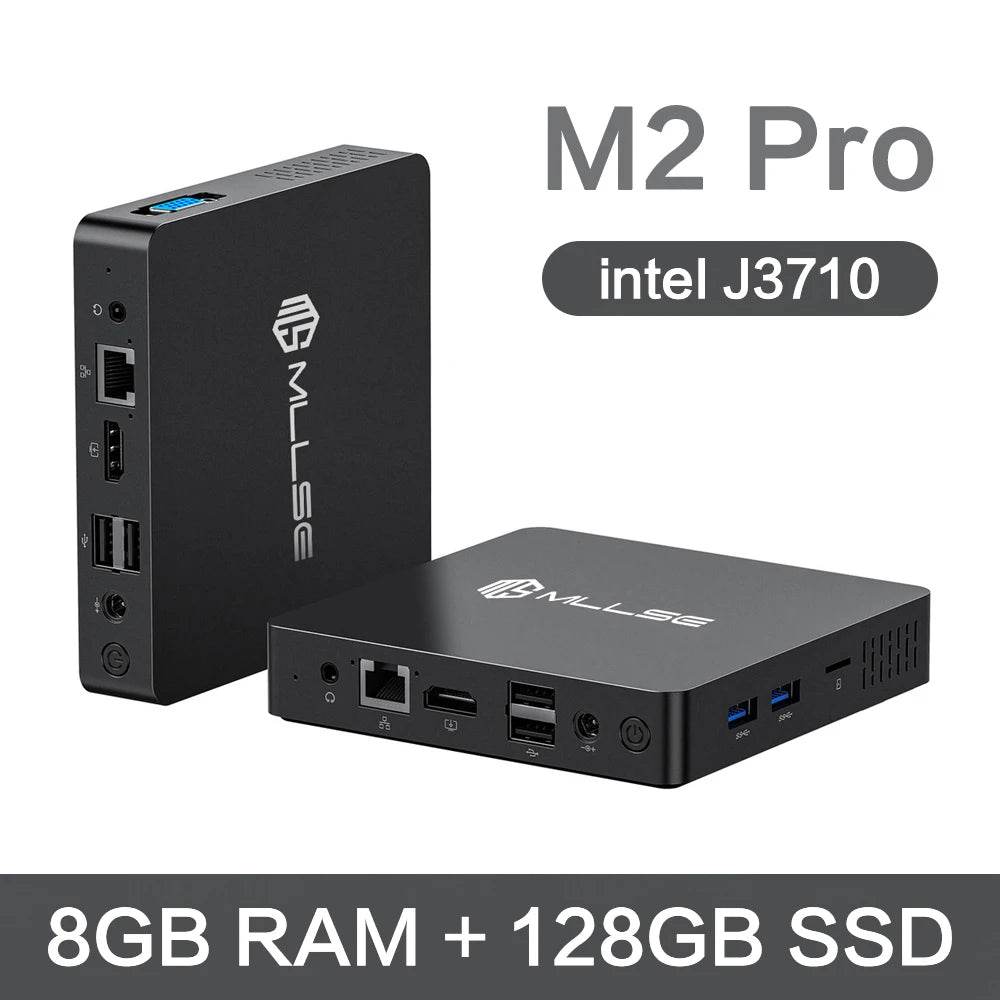 Mini PC MLLSE M2 Pro cu Intel J3710, 8GB RAM, 256GB SSD - Venduqo