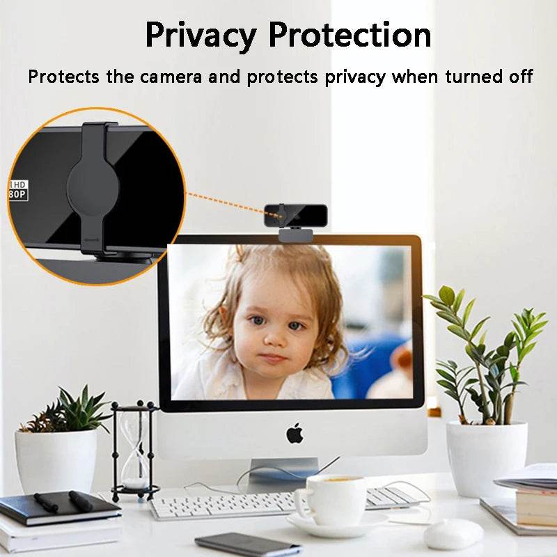 Webcam USB 4K – Cameră Web Full HD 1080P cu Autofocus - Venduqo