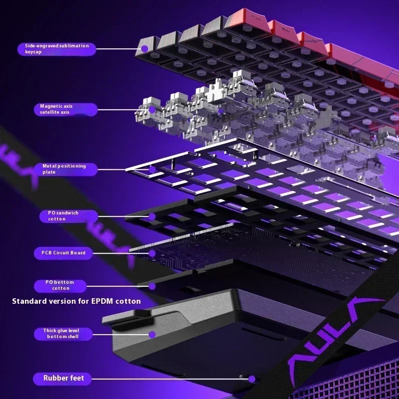 AULA Win60 Win68 HE Mechanical Gaming Keyboard with RGB