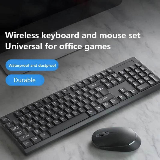 Set Wireless Tastatură și Mouse 2.4GHz pentru Gaming - Venduqo