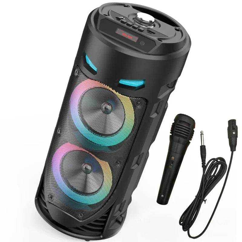 Boxa Portabila Bluetooth 30W cu Subwoofer si Microfon - Venduqo