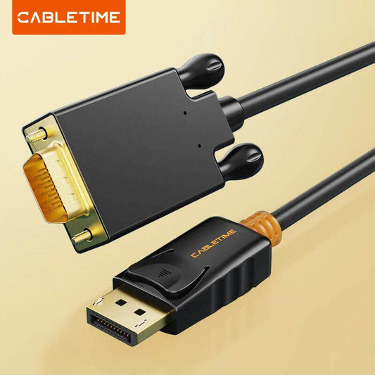 CABLETIME 2m DisplayPort to VGA Cable