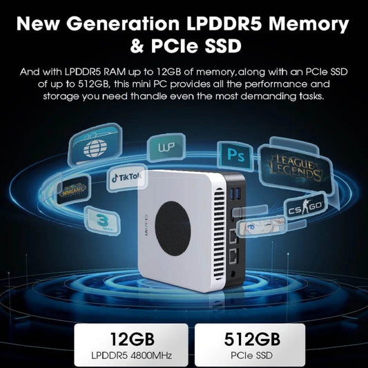 CHUWI LarkBox X Mini PC Intel N100 - Desktop Gaming - Venduqo