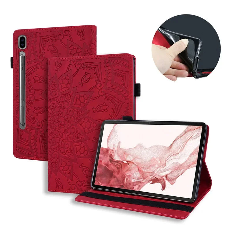 Samsung Galaxy Tab S9 FE 10.9" 3D Flower Cat Case