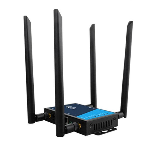 4G Industrial WiFi Router with SIM Slot and Antenna