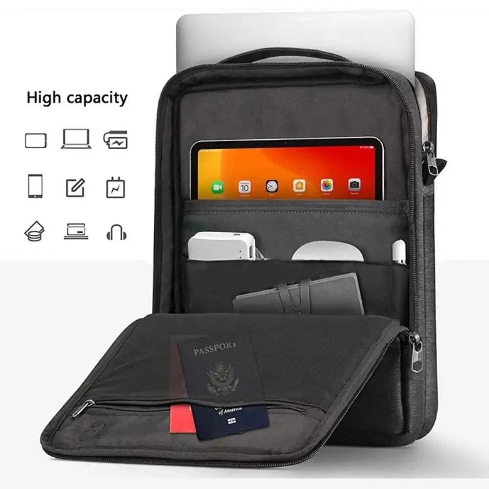 Geantă Laptop 13.3-15.4 inch cu Capacitate Mare, Waterproof și Shockproof - Venduqo