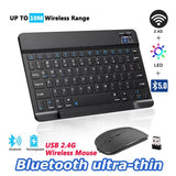 Tastatură Wireless Bluetooth 2.4G cu Mouse Combo pentru MacBook/iPad - Venduqo