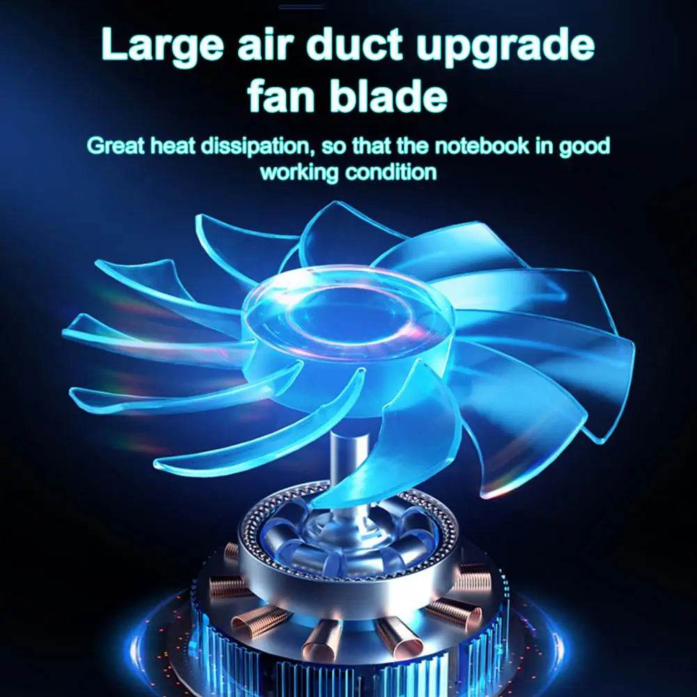 Răcitor Laptop cu Design Mesh, Pad Ajustabil cu 8 Ventilatoare - Venduqo