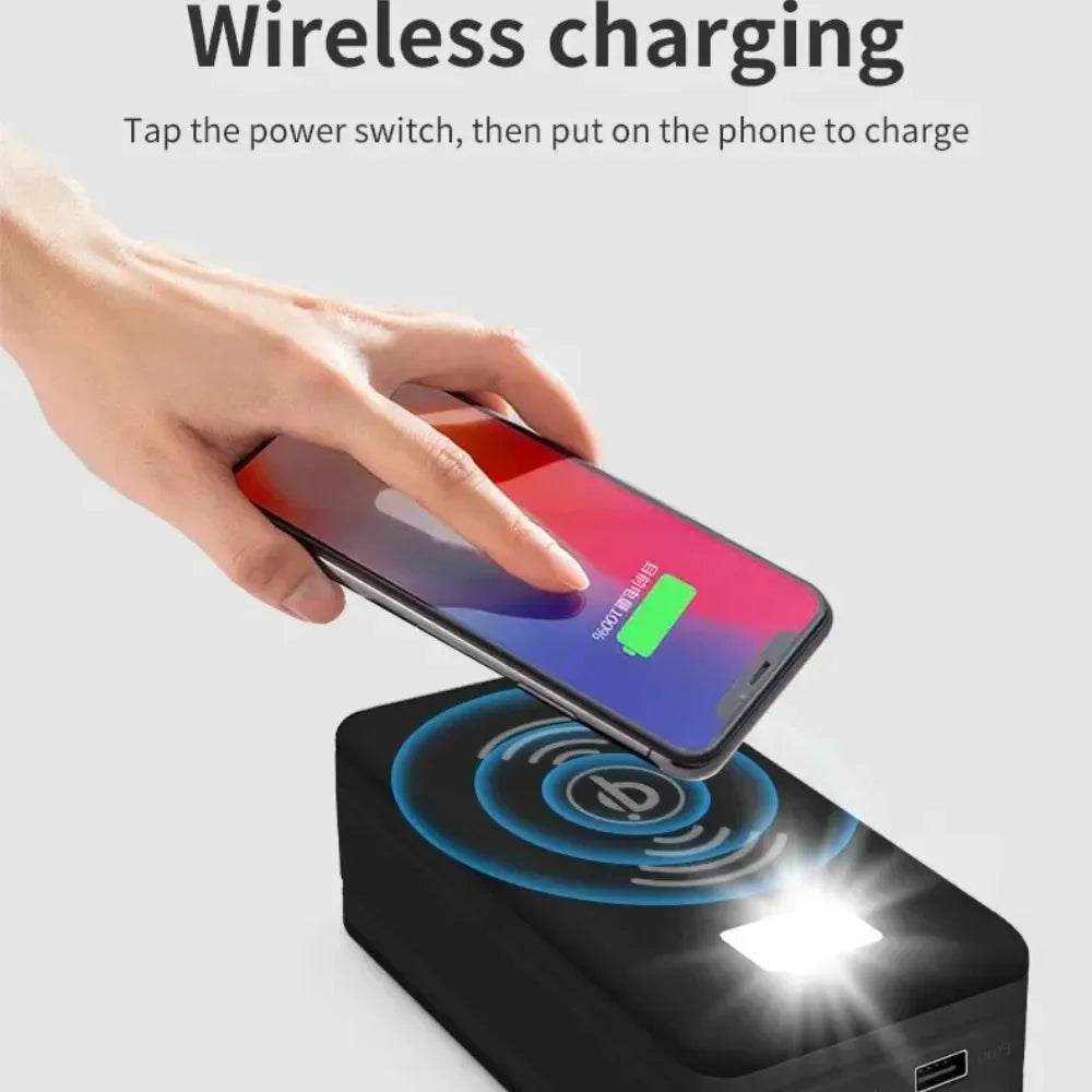Baterie Externă Solară 300000mAh cu 4 Porturi USB - Venduqo