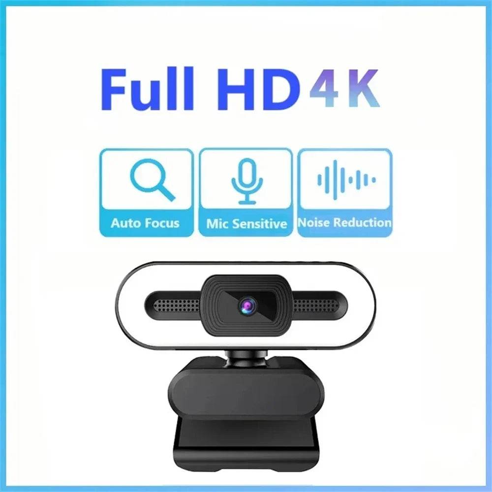 Webcam 4K Full HD cu Autofocus pentru PC și Laptop - Venduqo