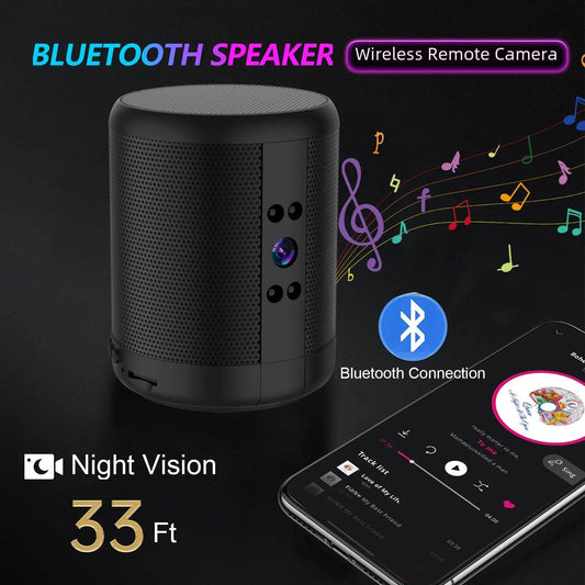 Cameră de Supraveghere Mini 4K HD cu Difuzor Bluetooth - Venduqo