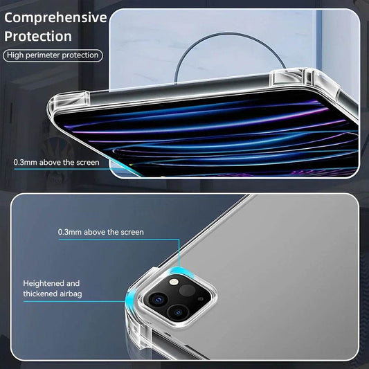 Carcasa Transparentă TPU pentru iPad 11 inch A16 2025 - Venduqo