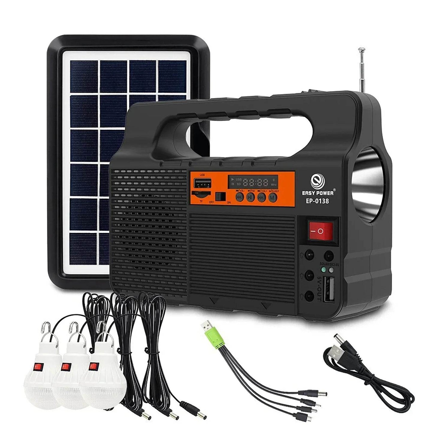 Kit Generator Solar cu LED-uri pentru Energie de Urgență - Venduqo