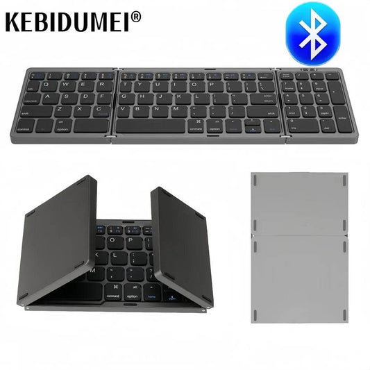 Bluetooth Foldable Keyboard with Numeric Pad