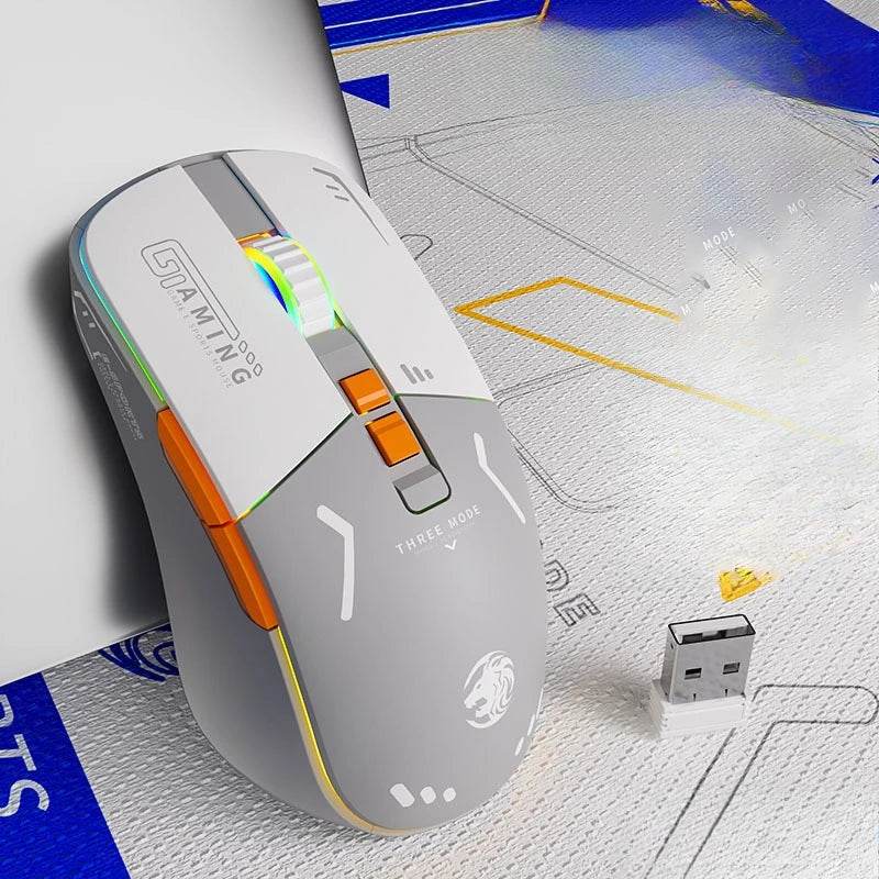 Mouse Wireless Bluetooth G308 pentru Gaming, Birou, Silentios - Venduqo