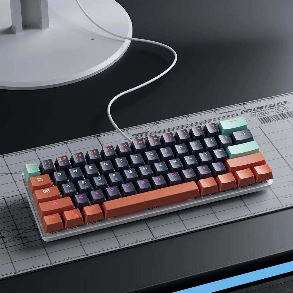 Tastatură Mecanică USB Mini Gaming 61 Taste - Venduqo