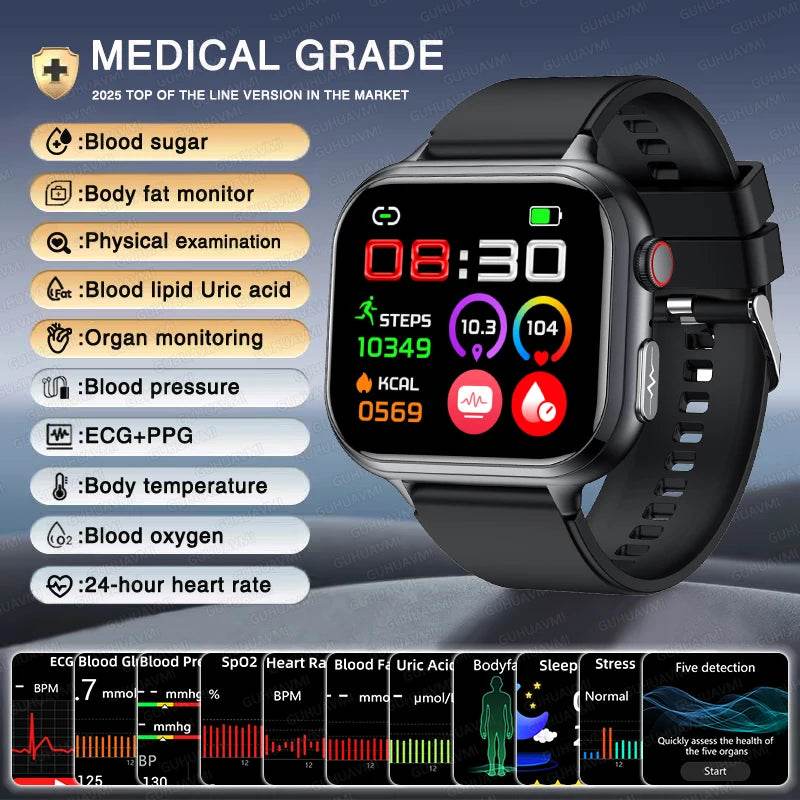 Ceas Inteligent Medical 2025 Galaxy cu ECG+PPG - Venduqo