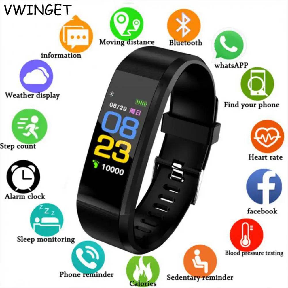 Fitness Watch 115Plus - Waterproof Heart Rate Monitor