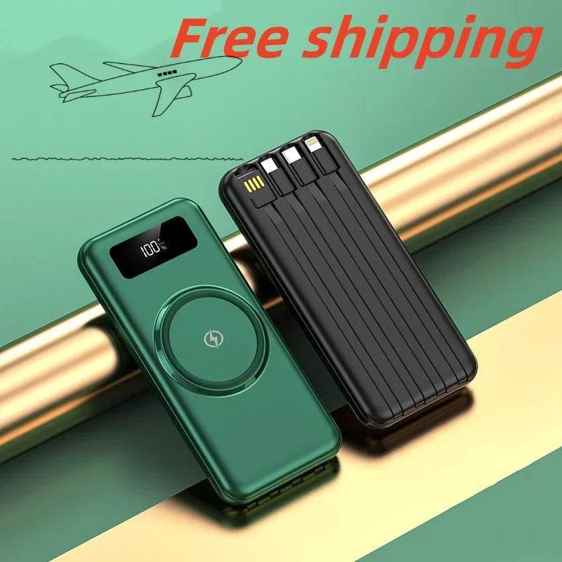 Bancă de alimentare wireless 200000mAh, încărcare rapidă - Venduqo