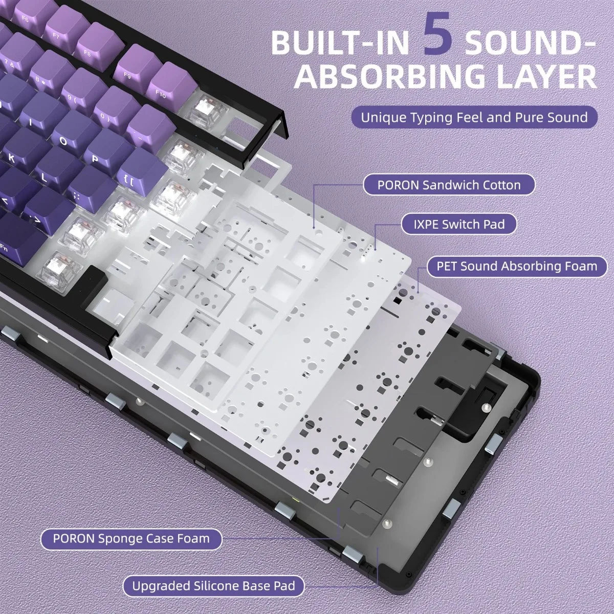 Attack Shark X85 Wireless Mechanical RGB Keyboard