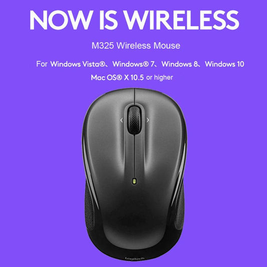Mouse Wireless Logitech M325s 1000 DPI Ergonomic - Venduqo