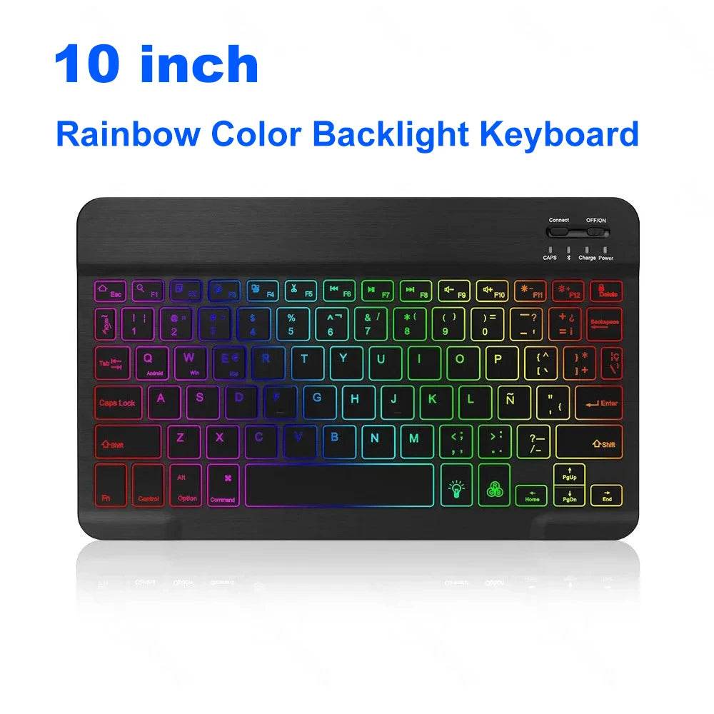 Mini Tastatură Bluetooth RGB Wireless 10 Inch - Venduqo