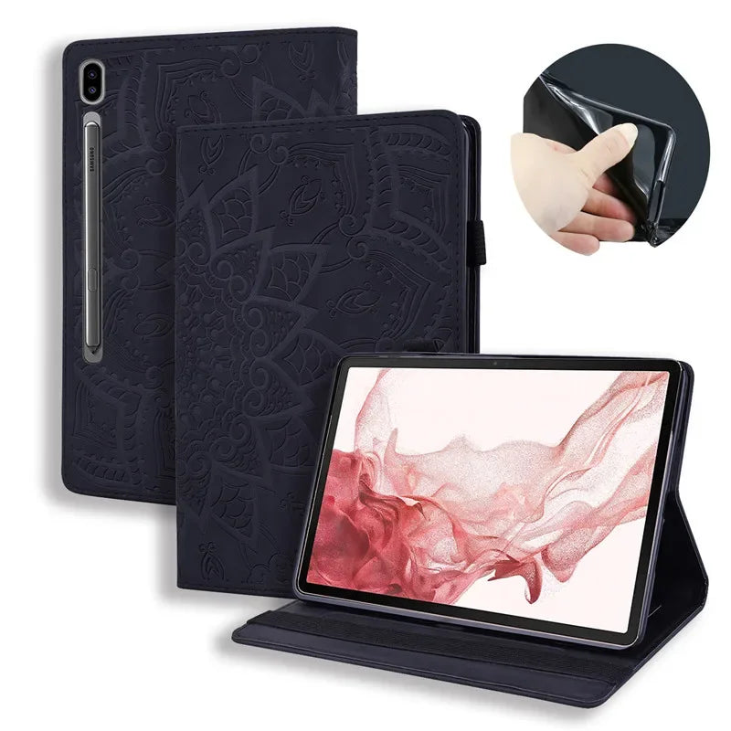 Samsung Galaxy Tab S9 FE 10.9" 3D Flower Cat Case