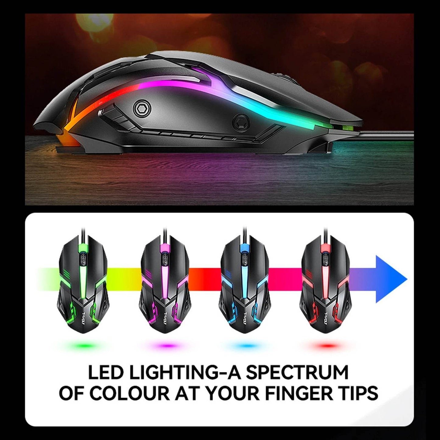 Gaming Combo: Keyboard, Mouse, Headset - Venduqo