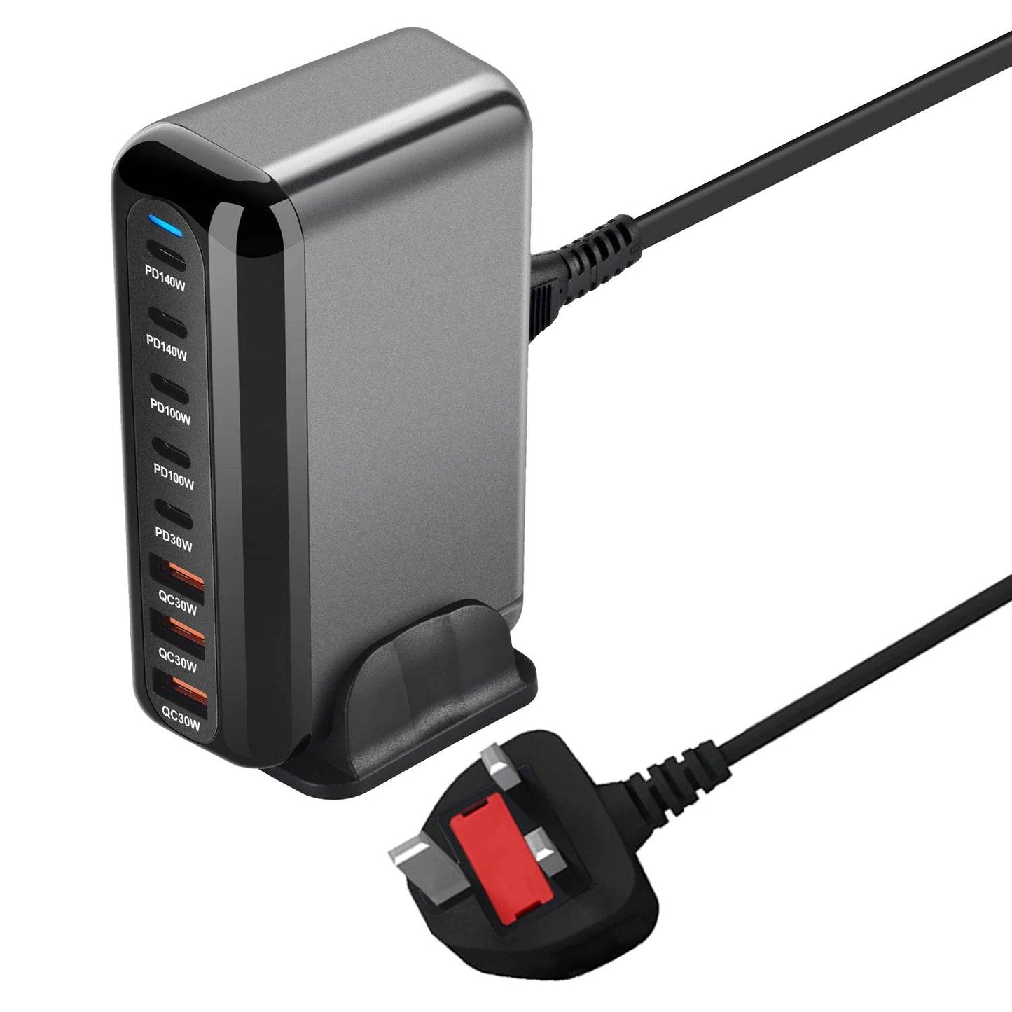 Încărcător Rapid 600W GaN 3.0 USB Tip C cu 8 Porturi - Venduqo