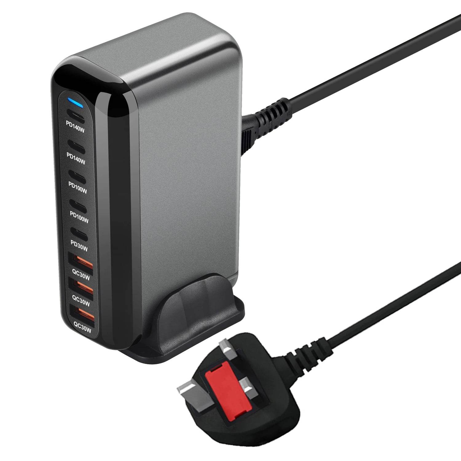 Încărcător Rapid 600W GaN 3.0 USB Tip C cu 8 Porturi - Venduqo