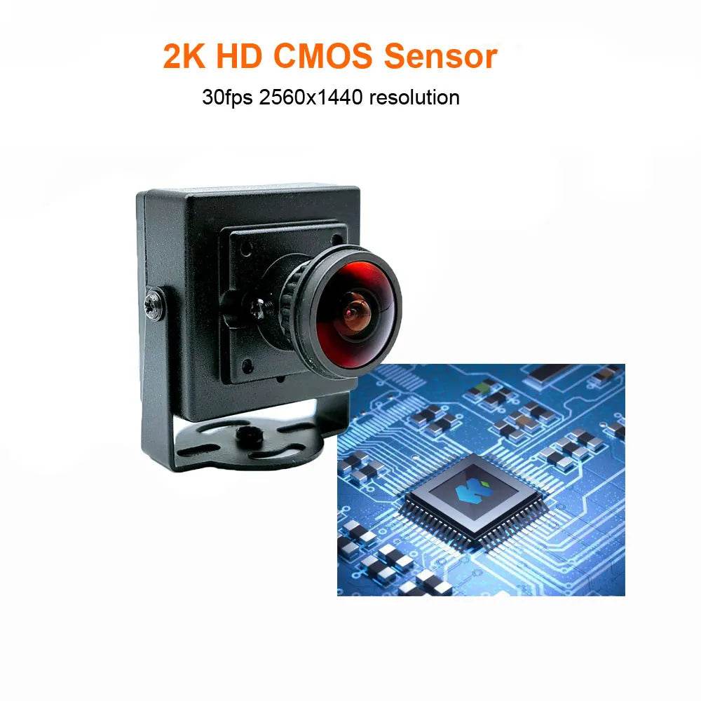Webcam UVC 2K 4MP HD USB cu Unghi Larg de 160 Grade - Venduqo