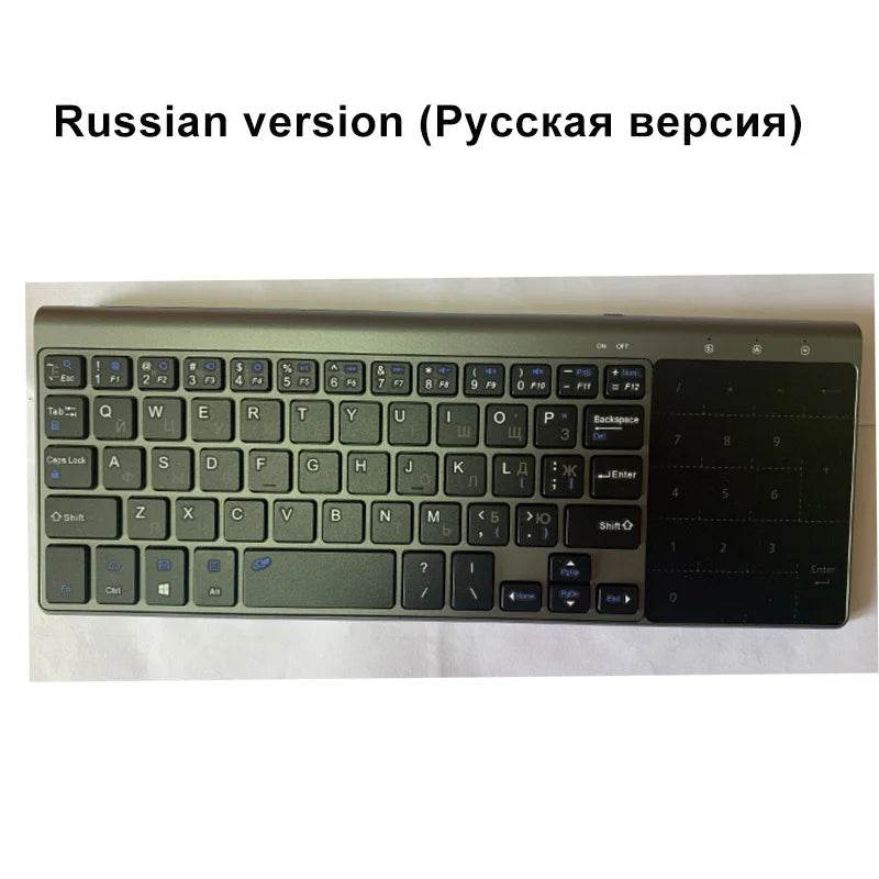 Tastatură Wireless Slim 2.4G cu Touchpad și Numere USB - Venduqo