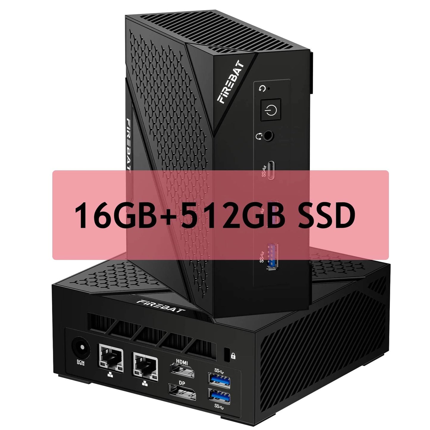 FIREBAT AM02 Mini PC AMD Ryzen 5 6600H 16GB RAM 512GB SSD - Venduqo