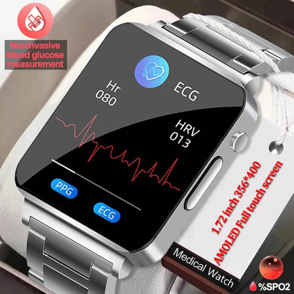 Ceas inteligent 2023 cu monitorizare glicemie, ECG & PPG - Venduqo