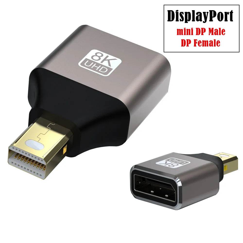 Adapter Mini DP Femeie la DisplayPort Bărbat 8K 60Hz - Venduqo