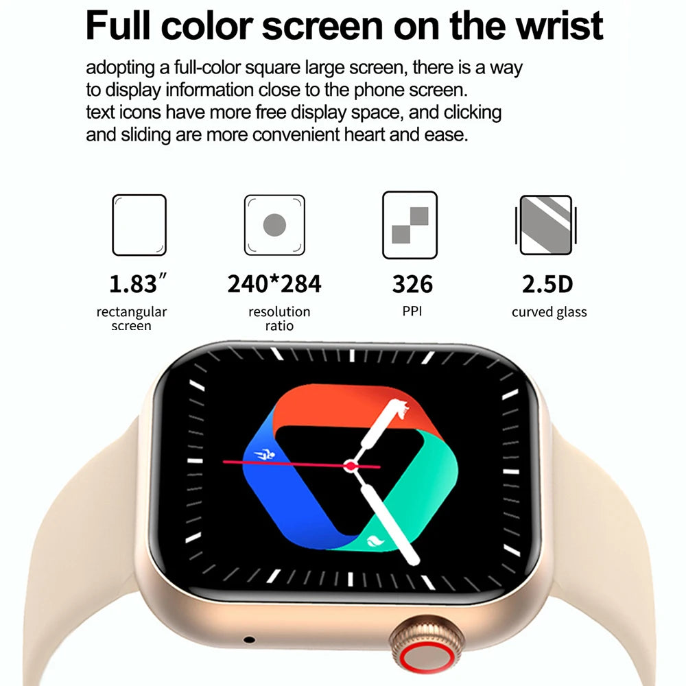 Smart NFC Bluetooth Watch 2023 for Men - 1.81" AMOLED Display