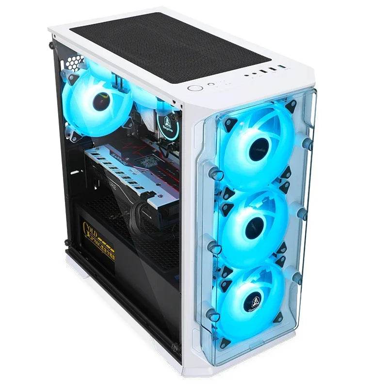 Carcasa Mini Gaming PC Alb ITX din Aluminiu 0.7mm - Venduqo