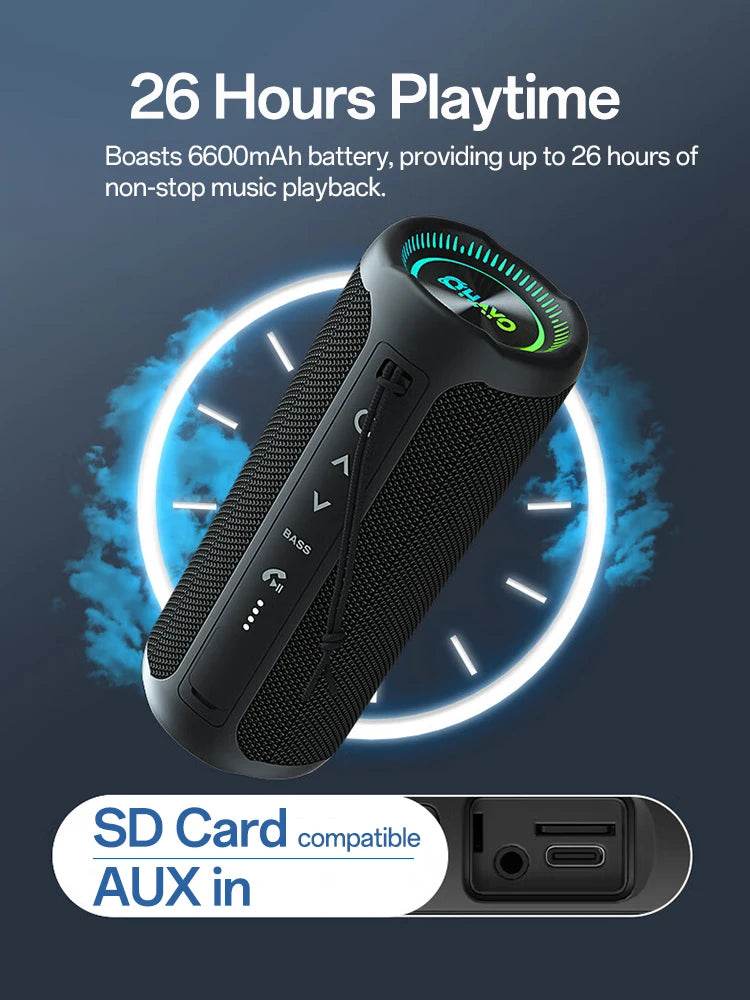 Ohayo X10 Max Difuzor Bluetooth Portabil - Waterproof 35W - Venduqo