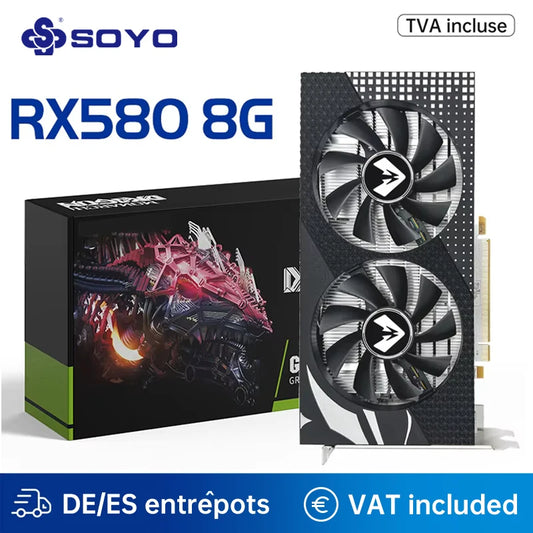 SOYO Radeon RX580 8GB GDDR5 Video Card