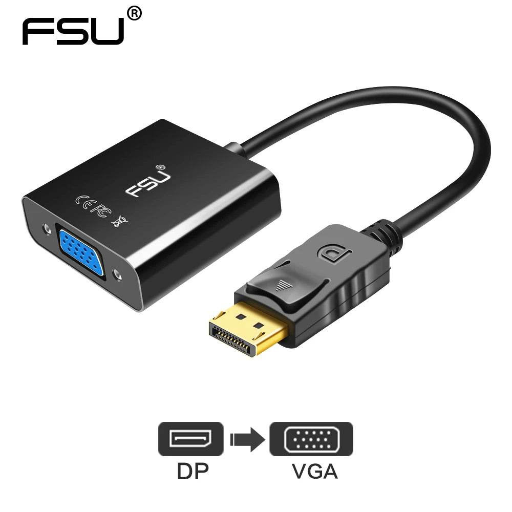 Adaptator DUPILINK DisplayPort DP la HDMI/VGA/DVI 1080P - Venduqo