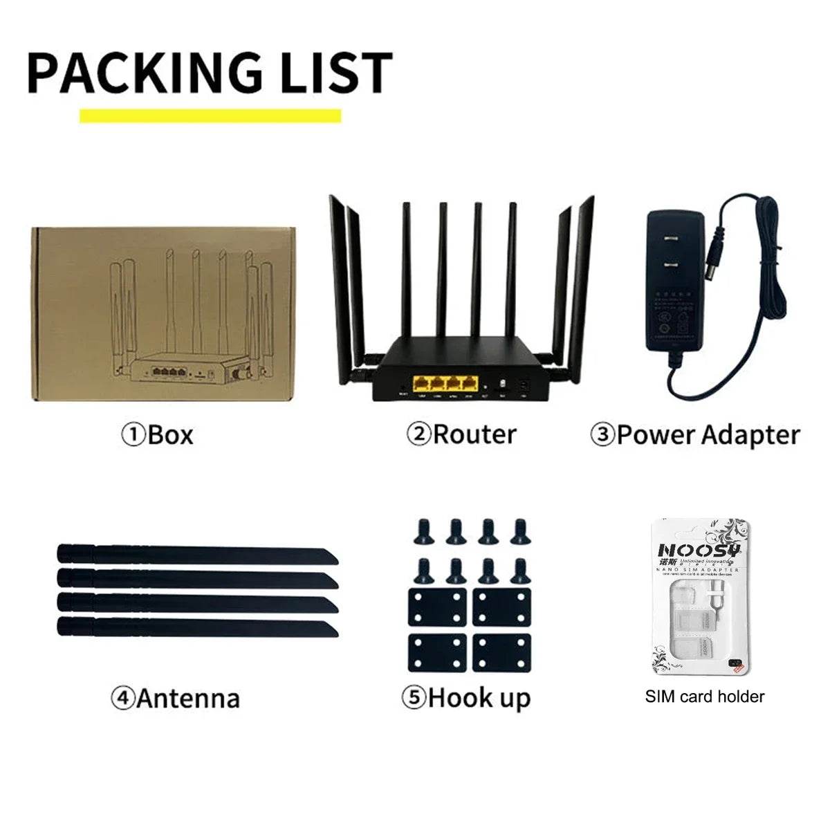 Router 1800Mbps 4G 5G WiFi6 Mesh Cioswi Z2105AX-T - Venduqo