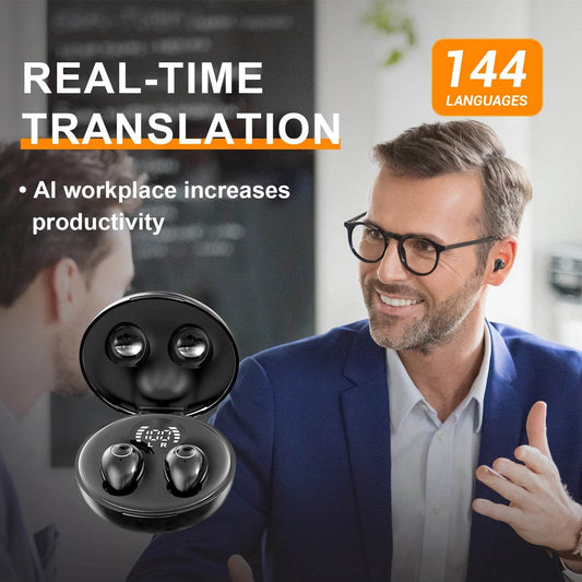 Căști Wireless AI cu Traducere - Venduqo
