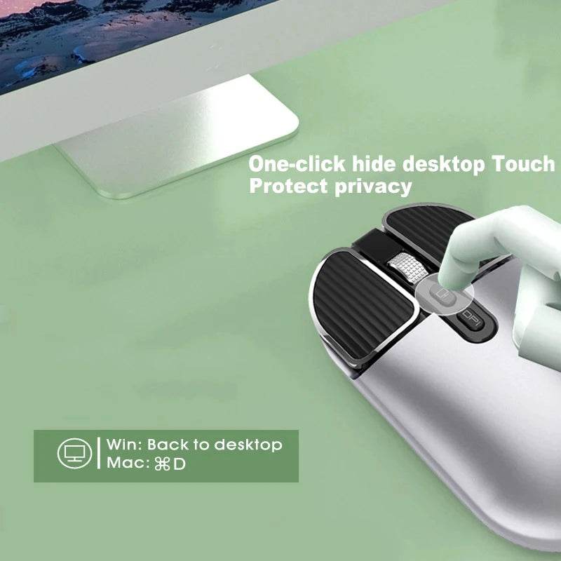 Mouse Wireless Xiaomi 2.4 GHz, 1600 DPI, Reîncărcabil - Venduqo